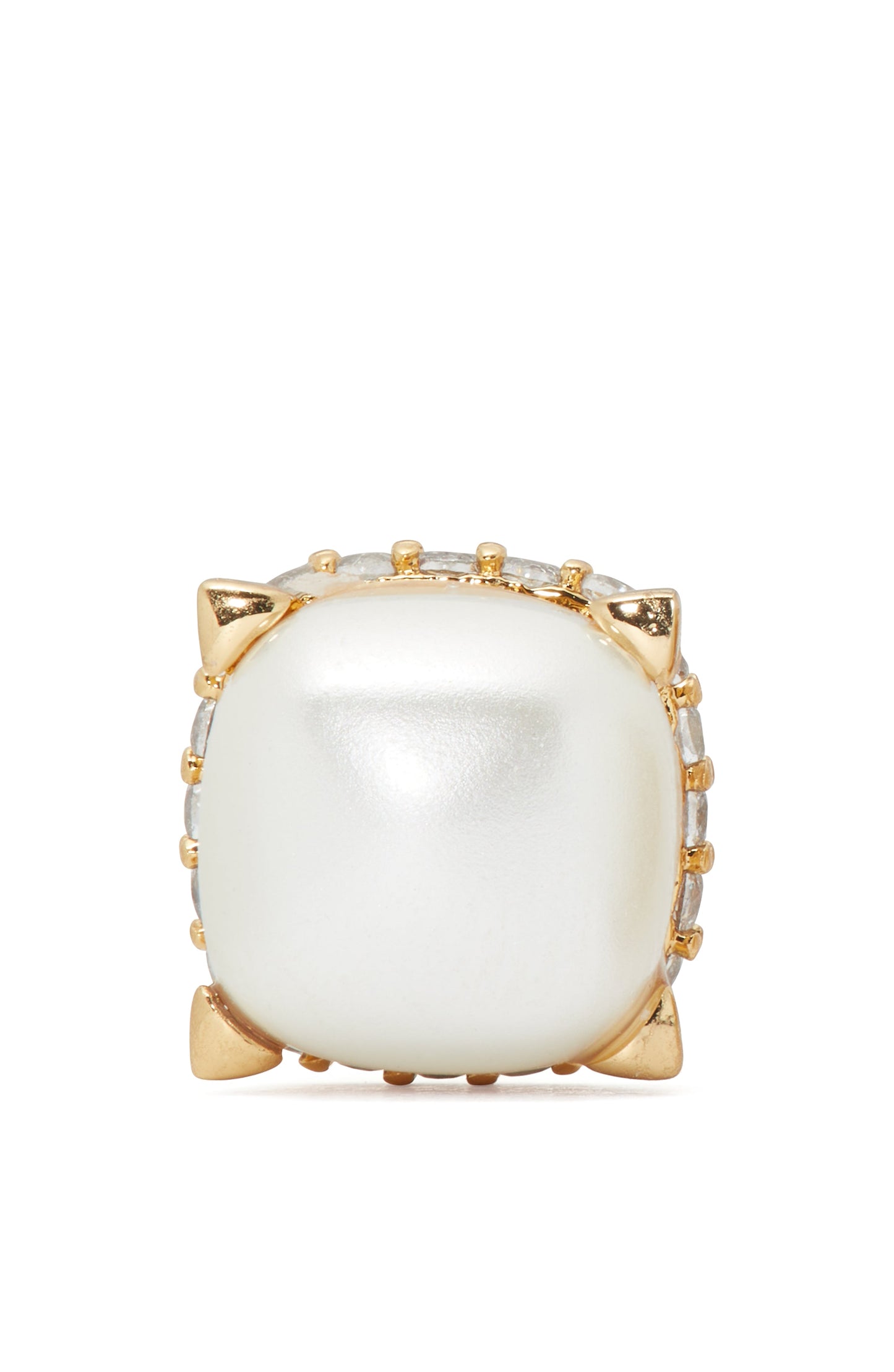 KG888-LG SQU STD 8MM-Cream/Gold