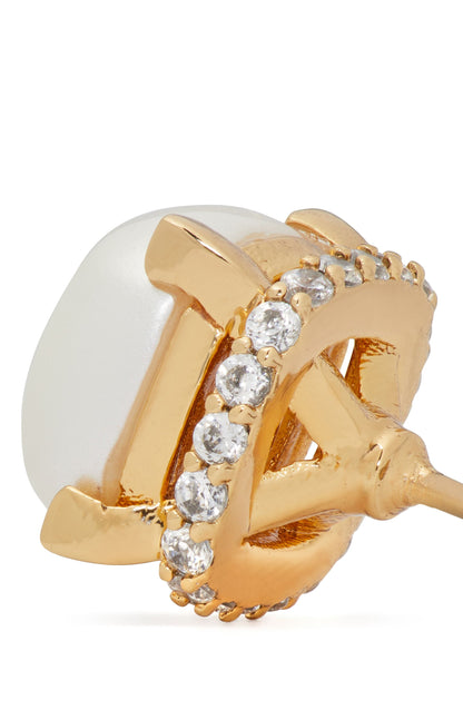 KG888-LG SQU STD 8MM-Cream/Gold