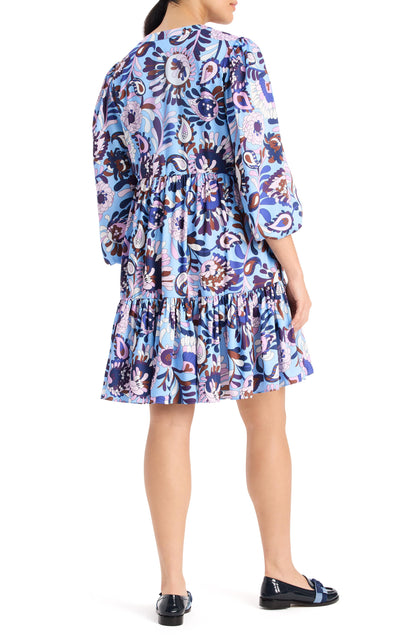 Autumn Paisley Twill Dress
