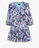 Autumn Paisley Twill Dress