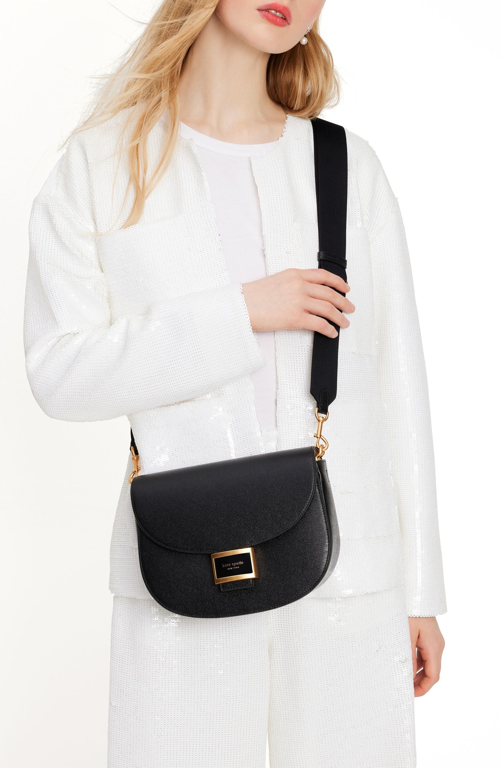 KH057_Katy Convertible Saddle Bag_Black