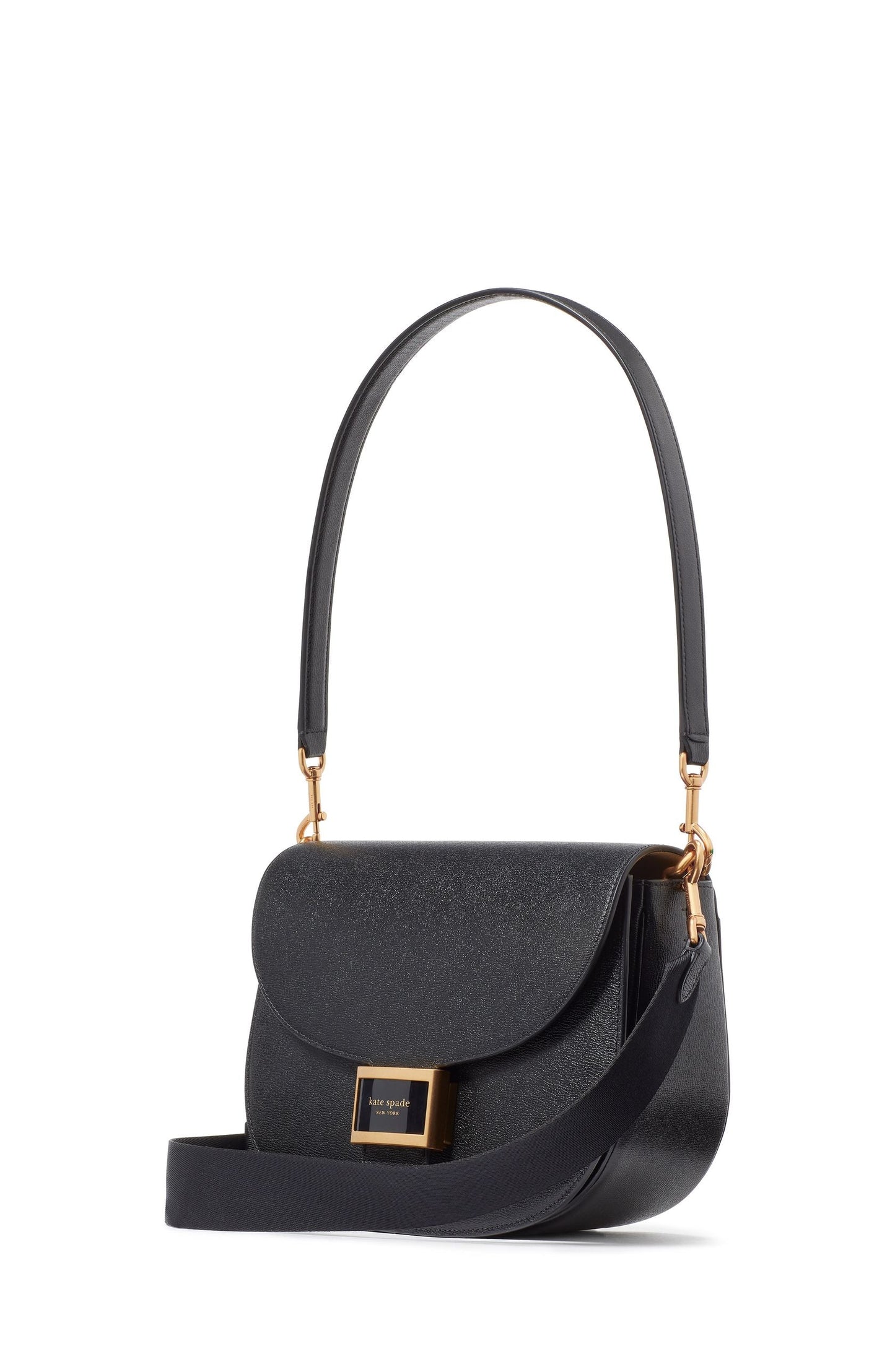 KH057_Katy Convertible Saddle Bag_Black