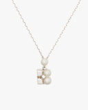 KH714-MINI PENDANT-Cream/Silver