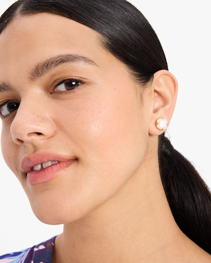 Pop Of Joy 10Mm Spade Flower Studs