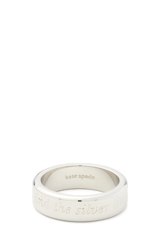 Find The Silver Lining Idiom Ring