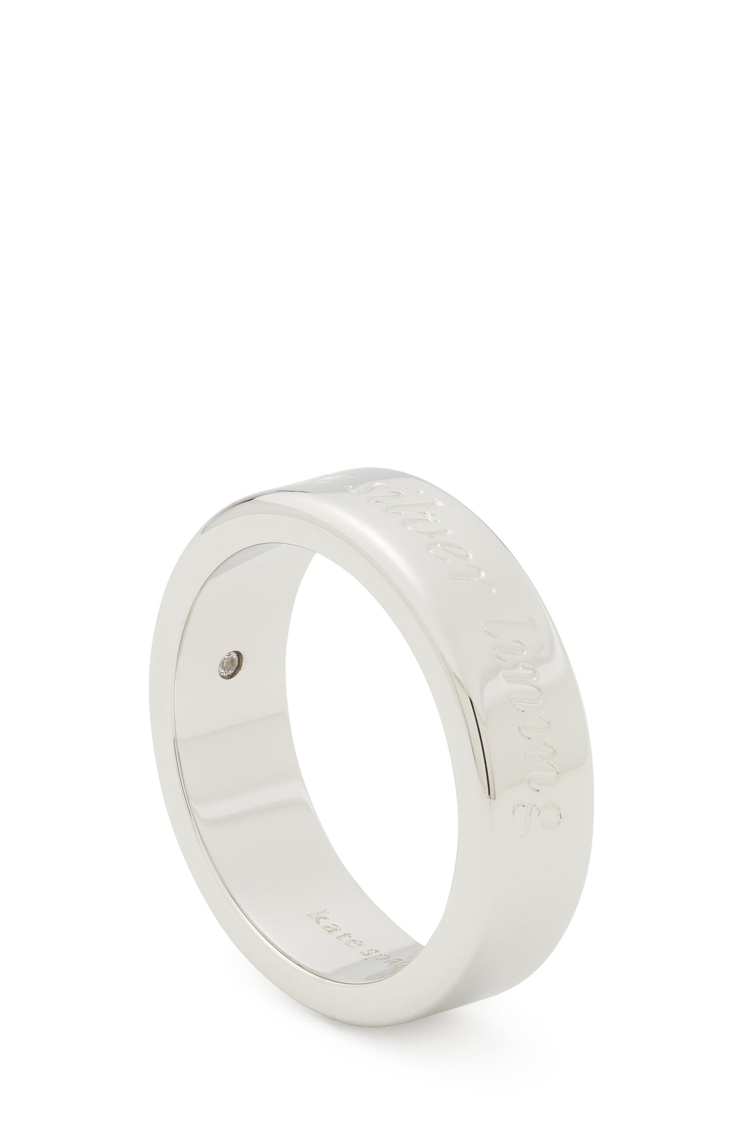 Find The Silver Lining Idiom Ring