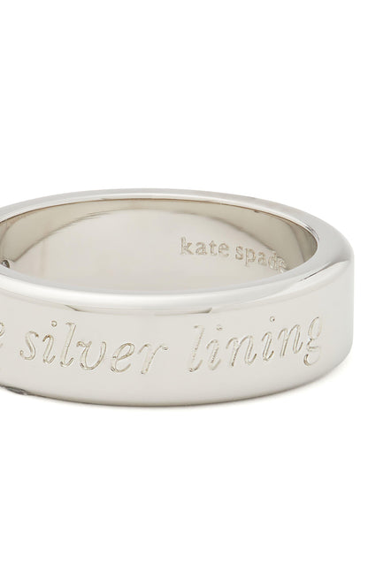 Find The Silver Lining Idiom Ring