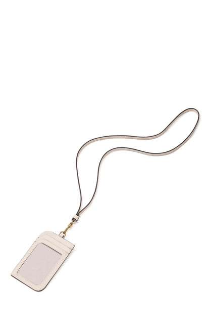Ava Pebbled Leather Lanyard