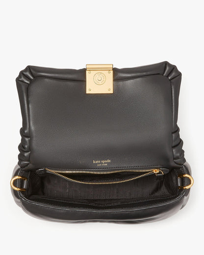 Dakota Puffy Leather Crossbody