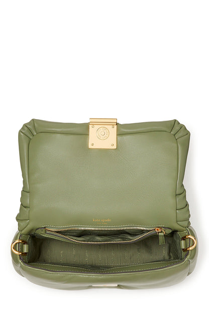 Dakota Puffy Leather Crossbody