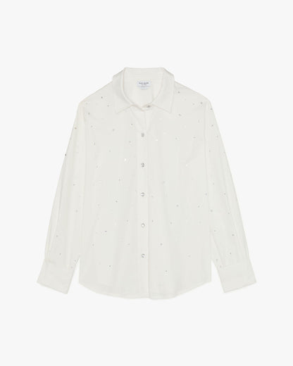 Embellished Poplin Shirt