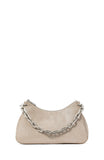 Grace Glitter Suede Chain Shoulder Bag