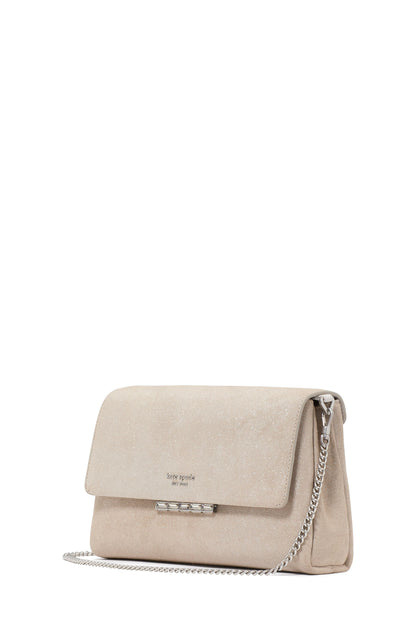 Grace Glitter Suede Clutch