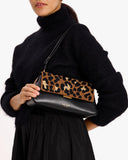 Grace Leopard Suede Shoulder Bag