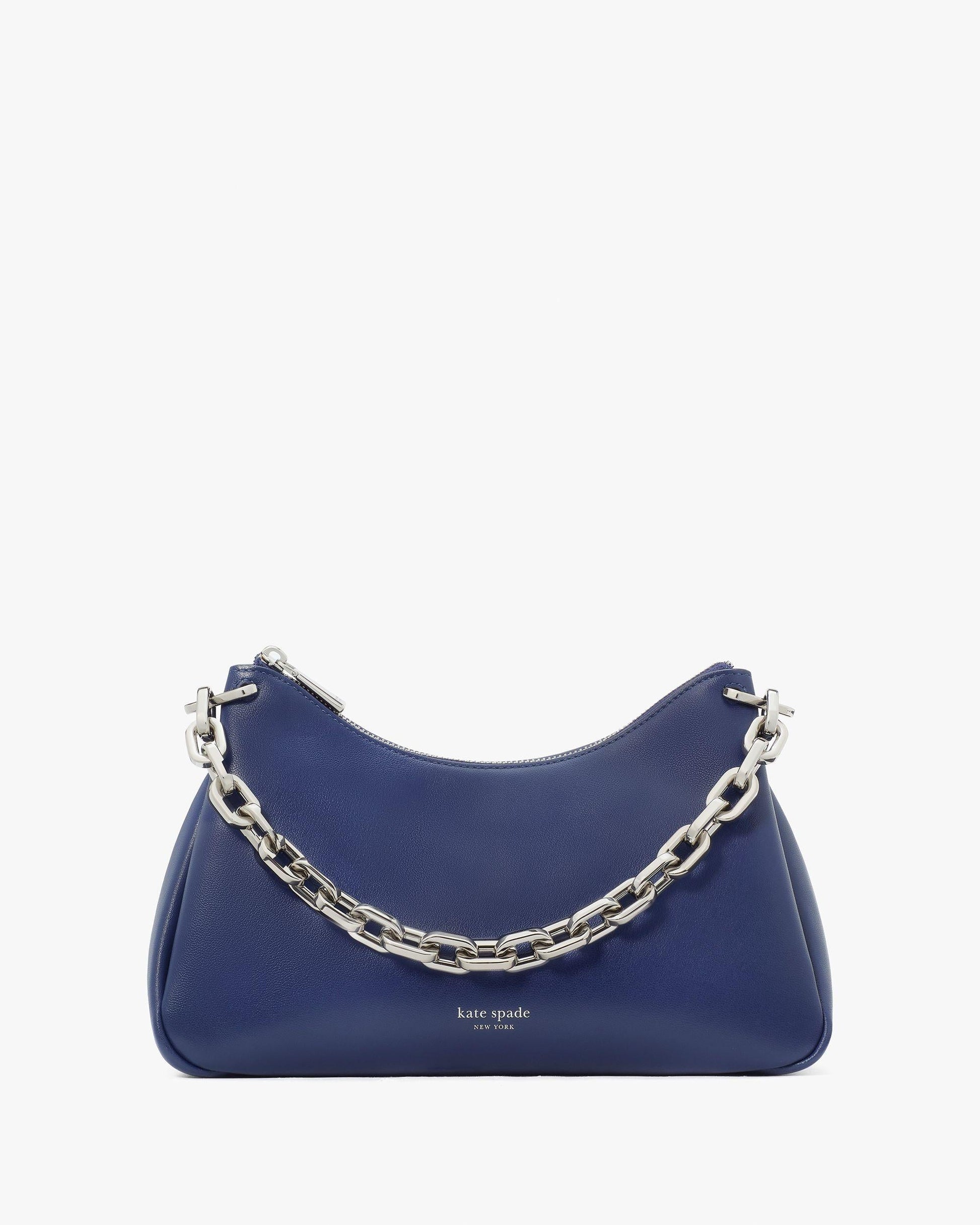 KI421-Grace Chain Shoulder Bag-Deep Lake