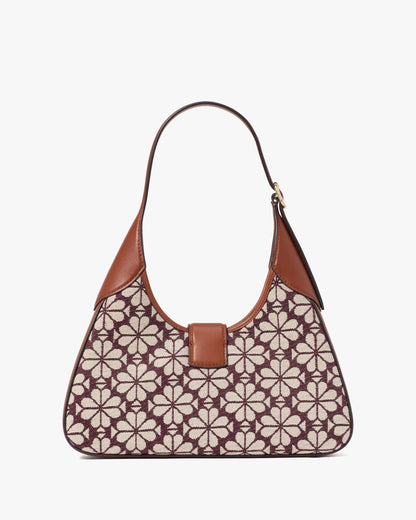 ki455-Spade Flower Jacquard Nouveau Small Shoulder Bag