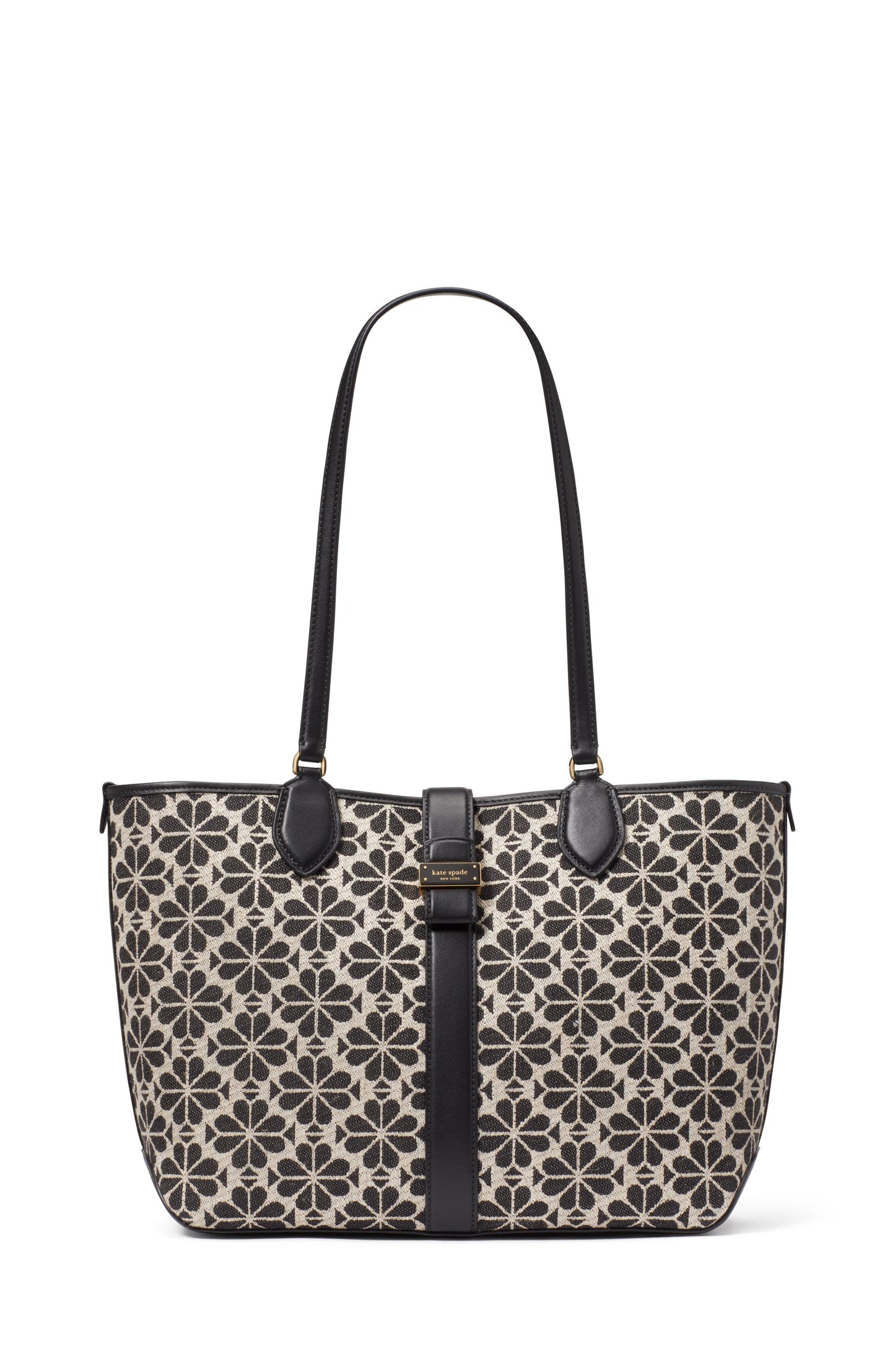 Spade Flower Jacquard Medium Open Tote