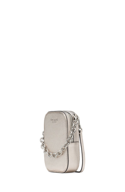 Jolie Metallic Chain Phone Crossbody