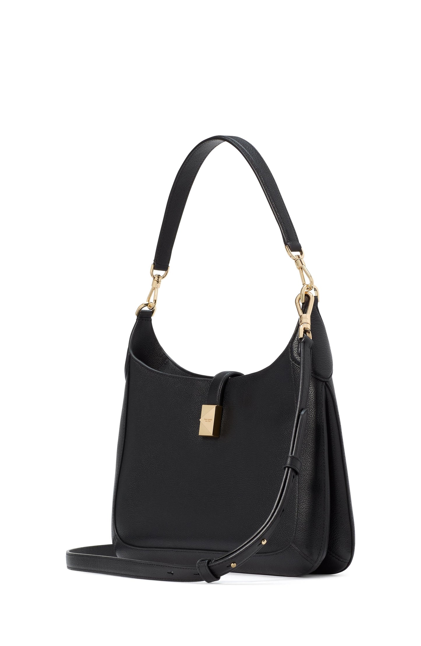 Deco Pebbled Leather Hobo