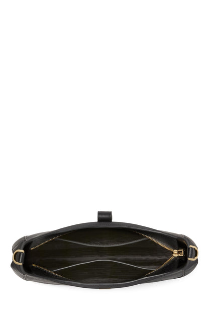 Deco Pebbled Leather Hobo