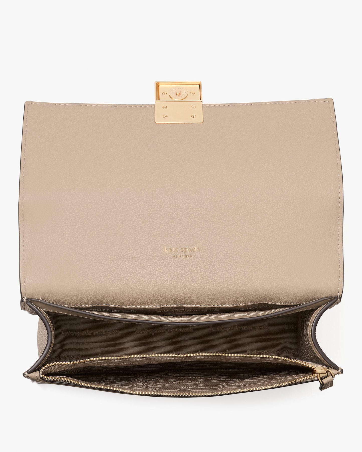 Deco Pebbled Leather Chain Shoulder