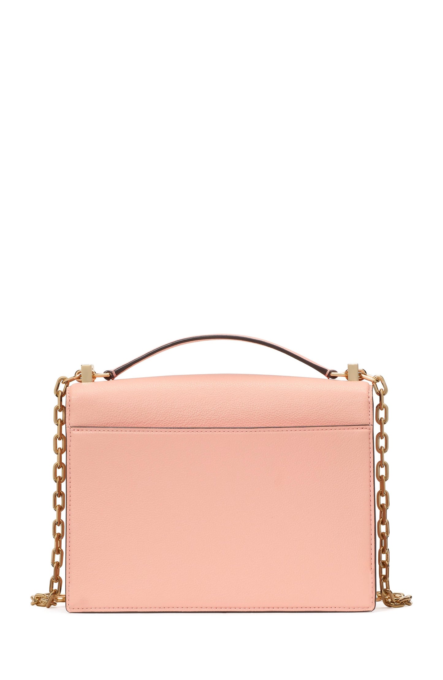 Deco Pebbled Leather Chain Shoulder