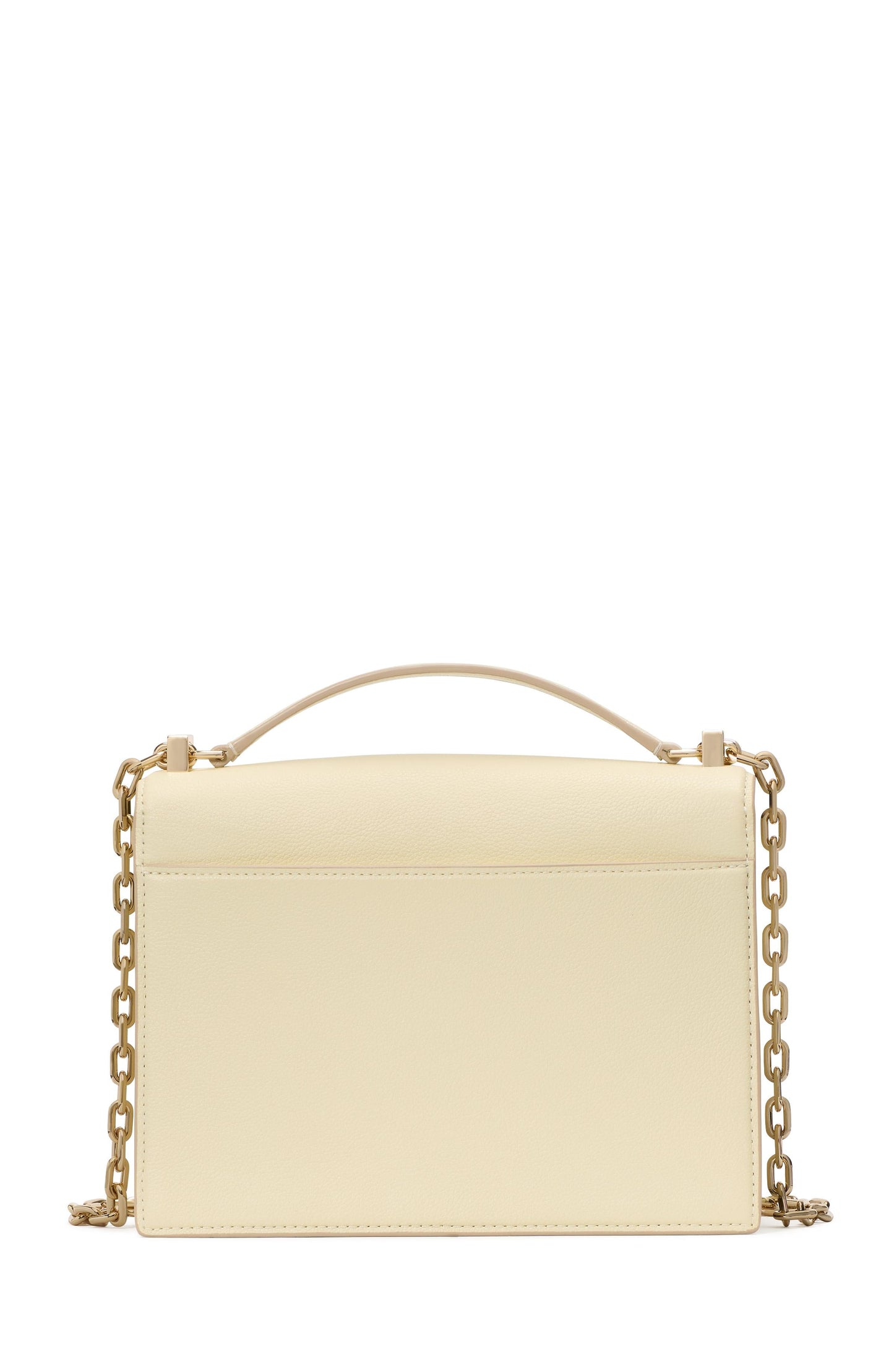 Deco Pebbled Leather Chain Shoulder