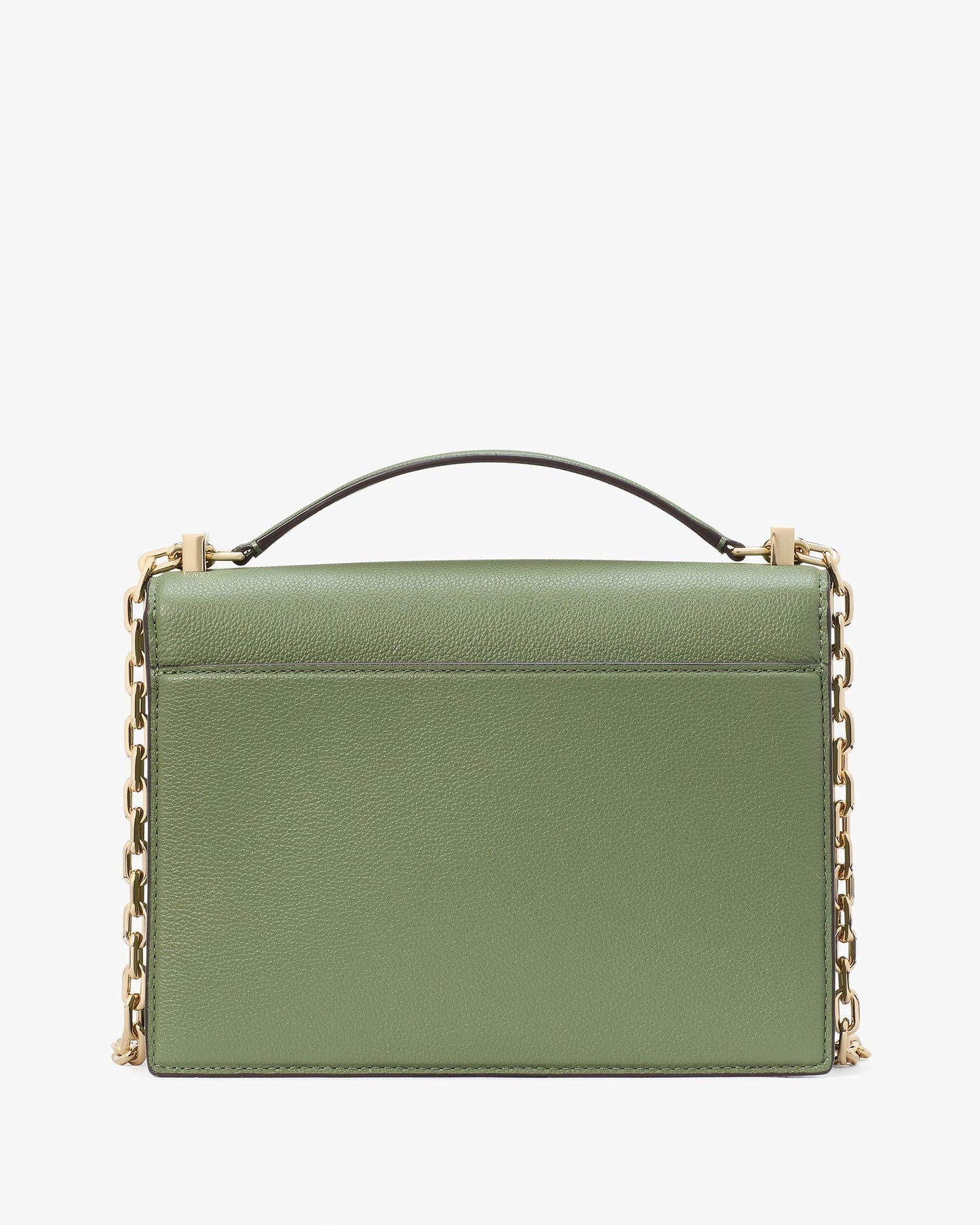 Deco Pebbled Leather Chain Shoulder