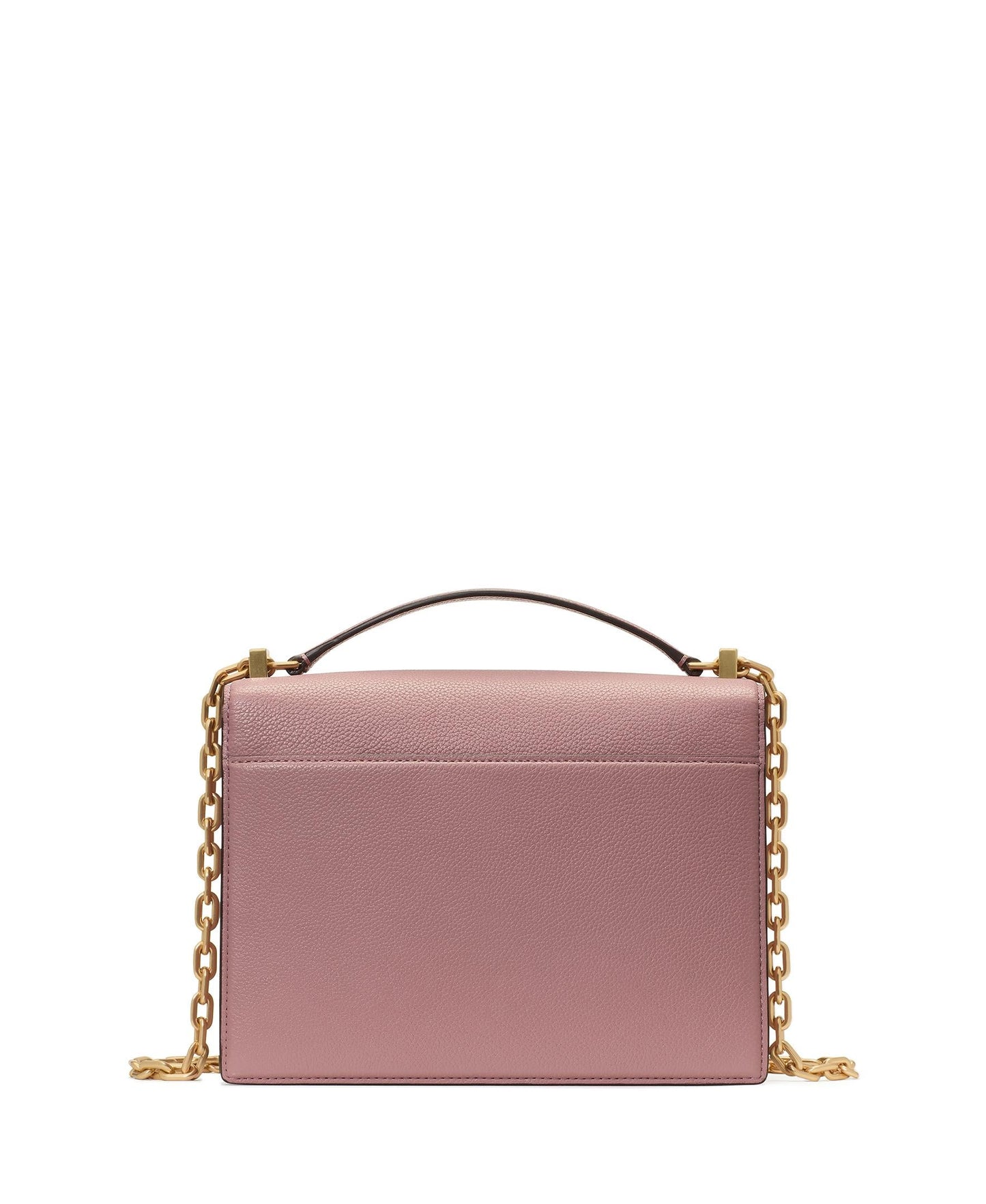 Deco Pebbled Leather Chain Shoulder