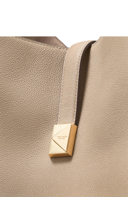 KI556-Deco Large Shoulder Bag-Timeless Taupe