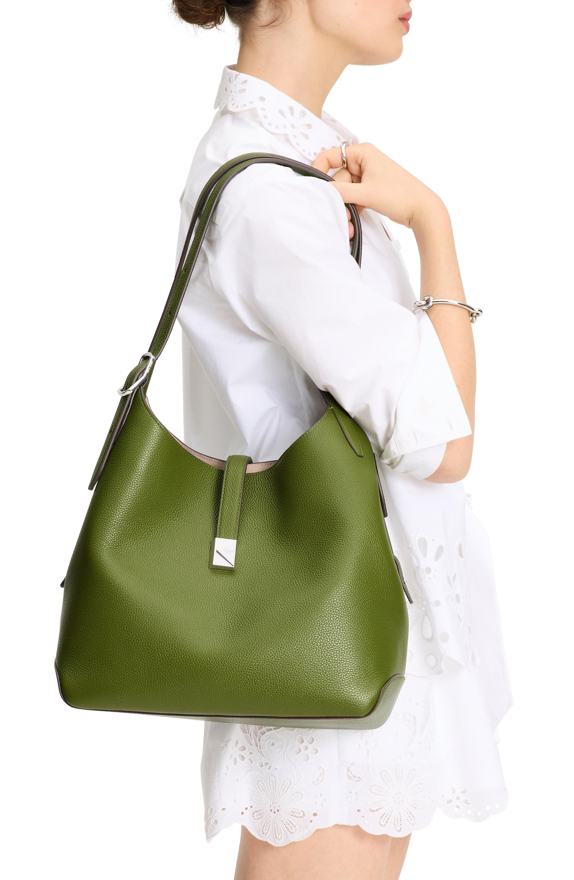 KI556-Deco Large Shoulder Bag-Jungle Vine