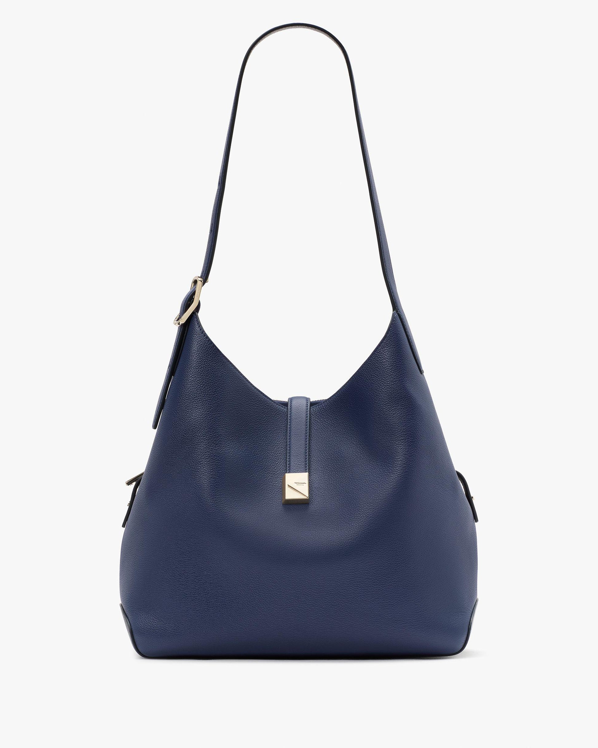 KI556-Deco Large Shoulder Bag-Parisian Navy