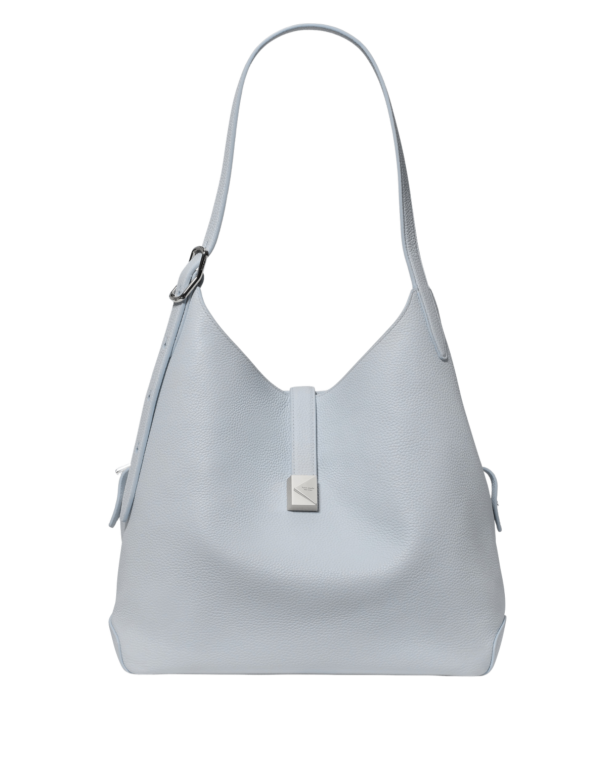 KI556-Deco Large Shoulder Bag-Pale Sapphirine