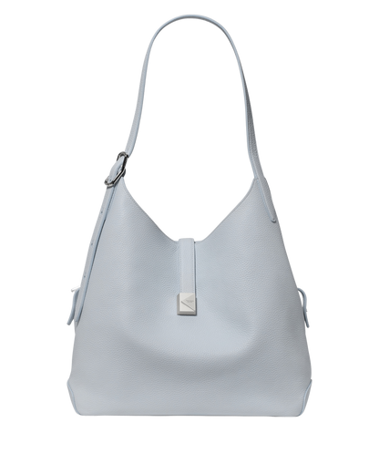 KI556-Deco Large Shoulder Bag-Pale Sapphirine