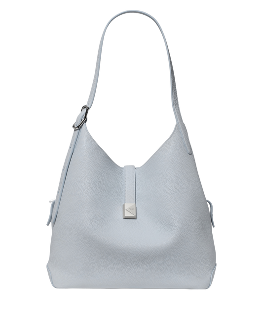 KI556-Deco Large Shoulder Bag-Pale Sapphirine