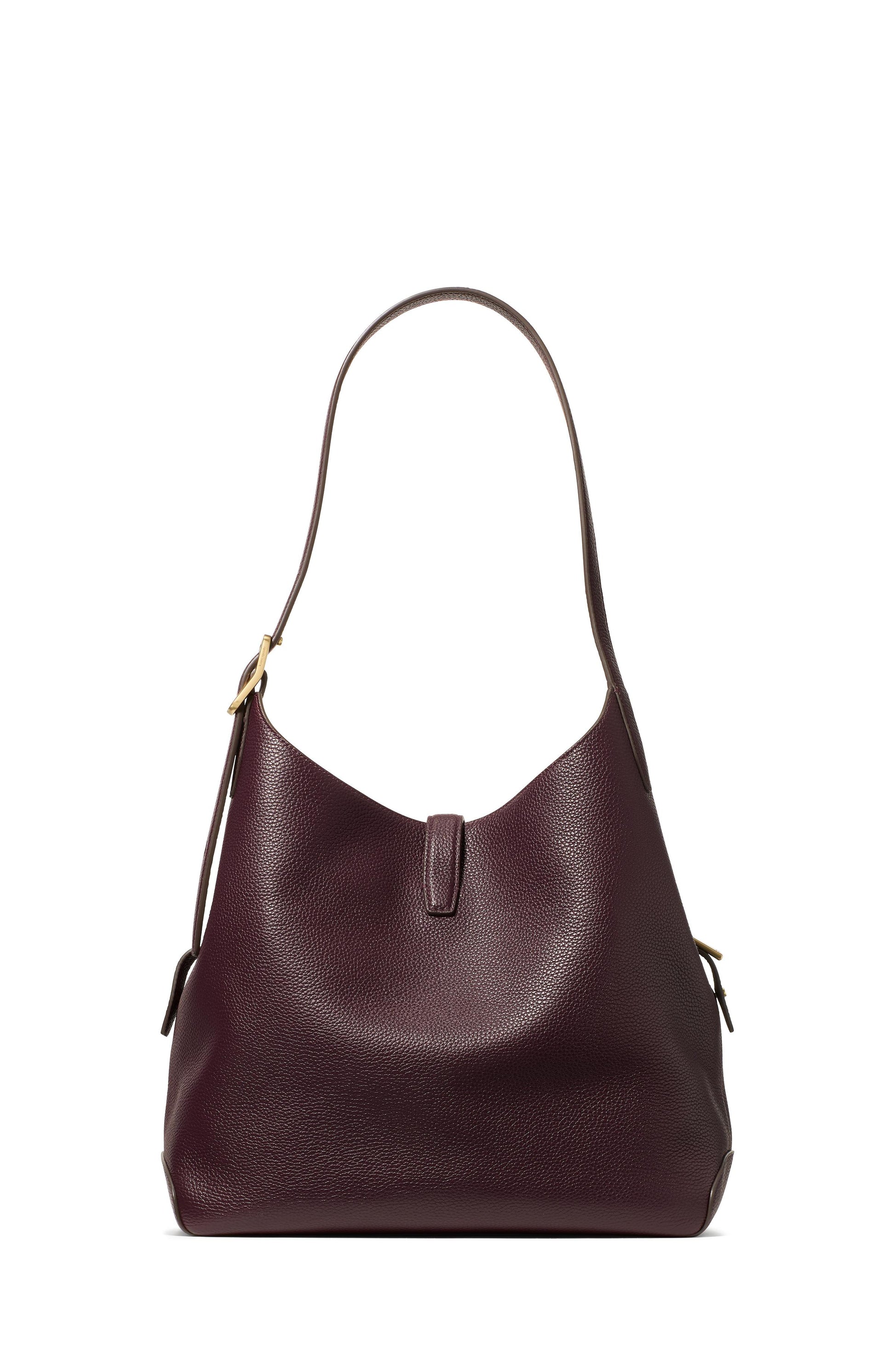 KI556-Deco Large Shoulder Bag-Blackberry Jam