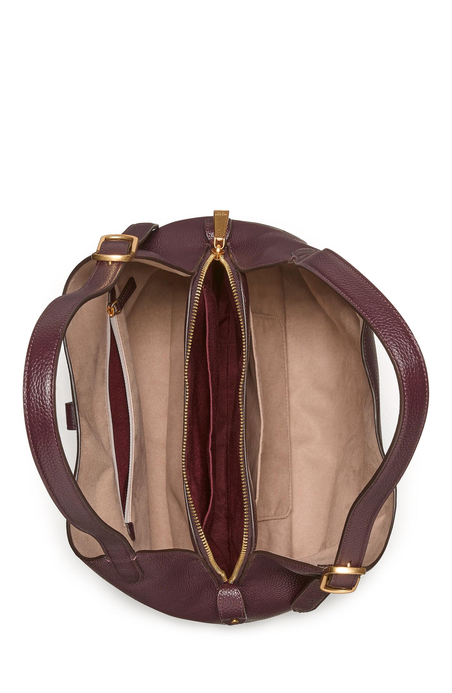 KI556-Deco Large Shoulder Bag-Blackberry Jam