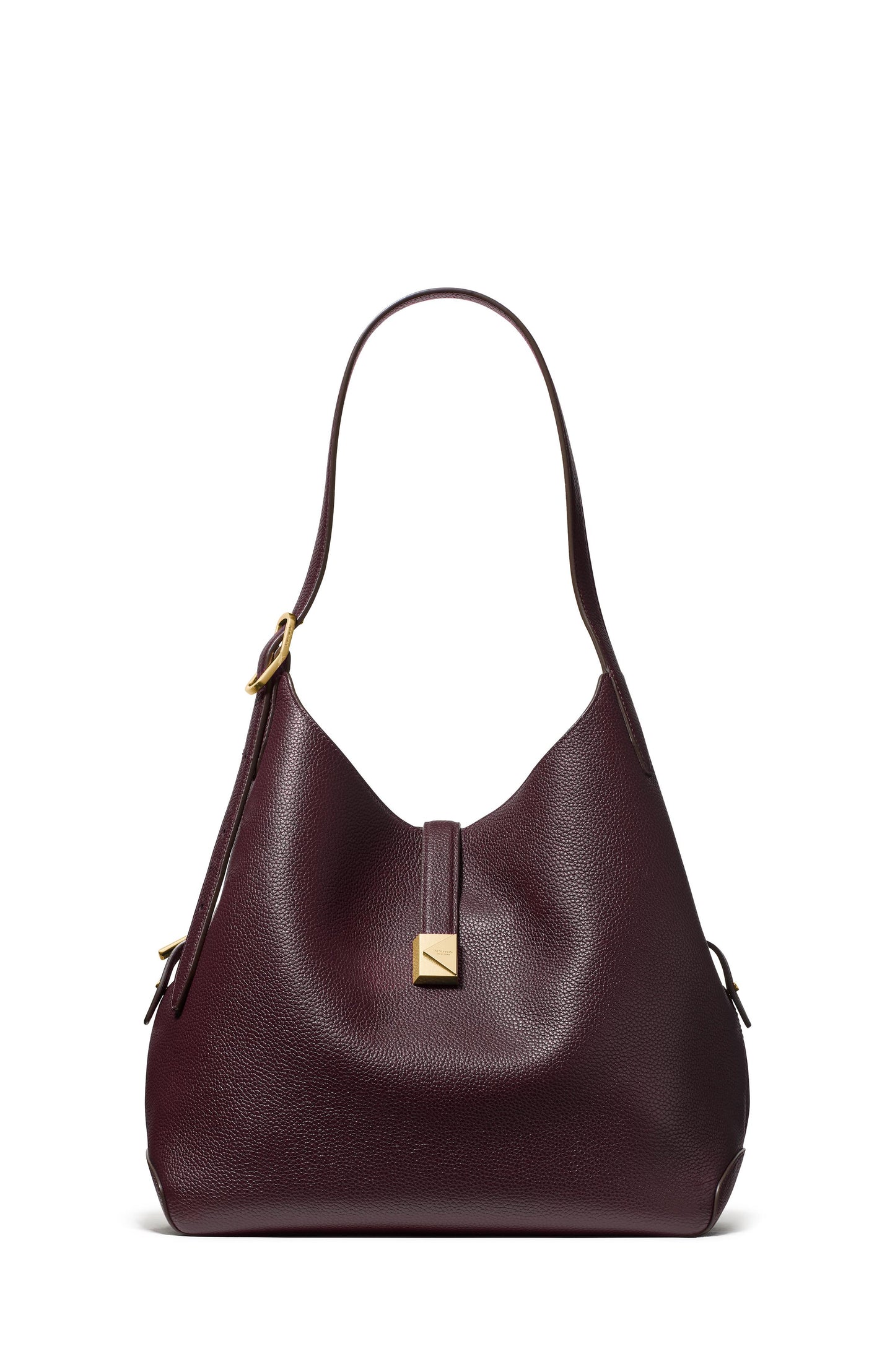 KI556-Deco Large Shoulder Bag-Blackberry Jam