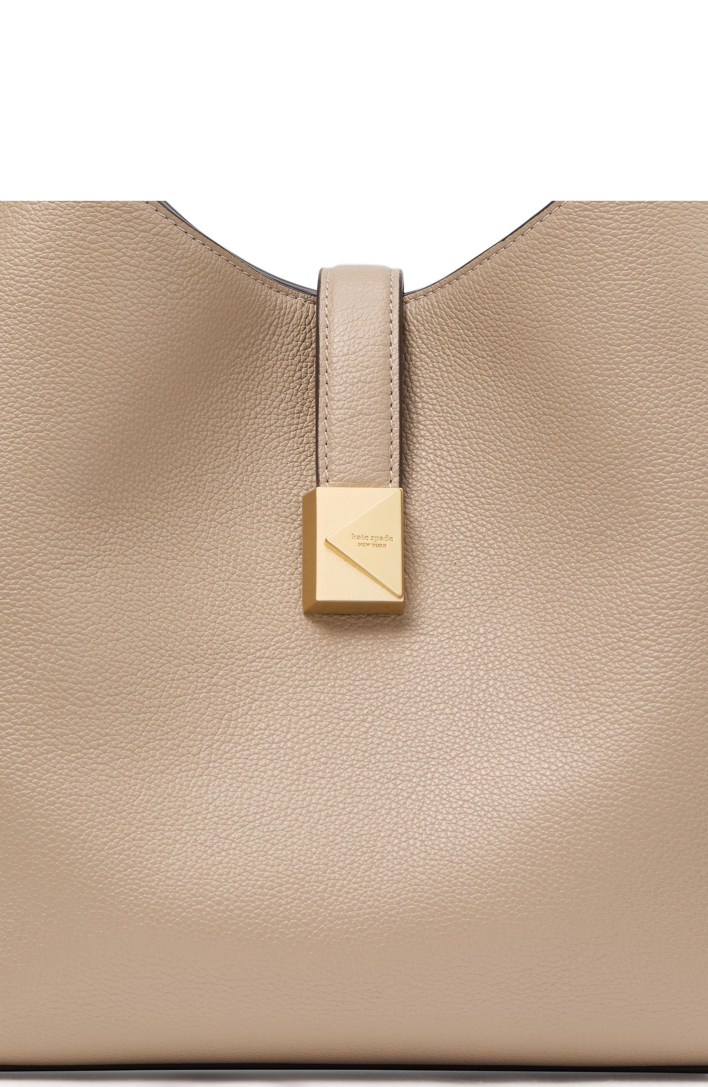KI557-Deco Crossbody Tote-Timeless Taupe
