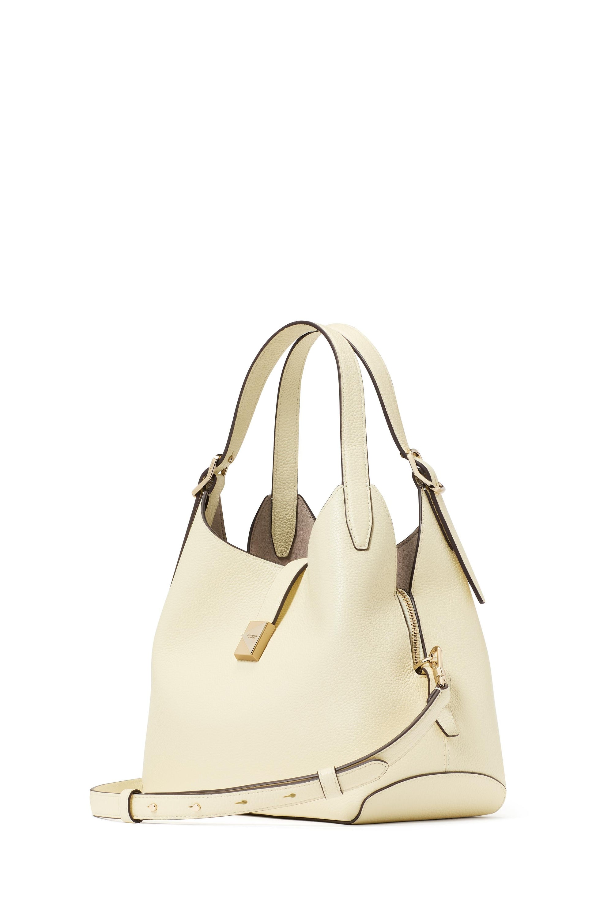 KI557-Deco Crossbody Tote-Sweet Cream
