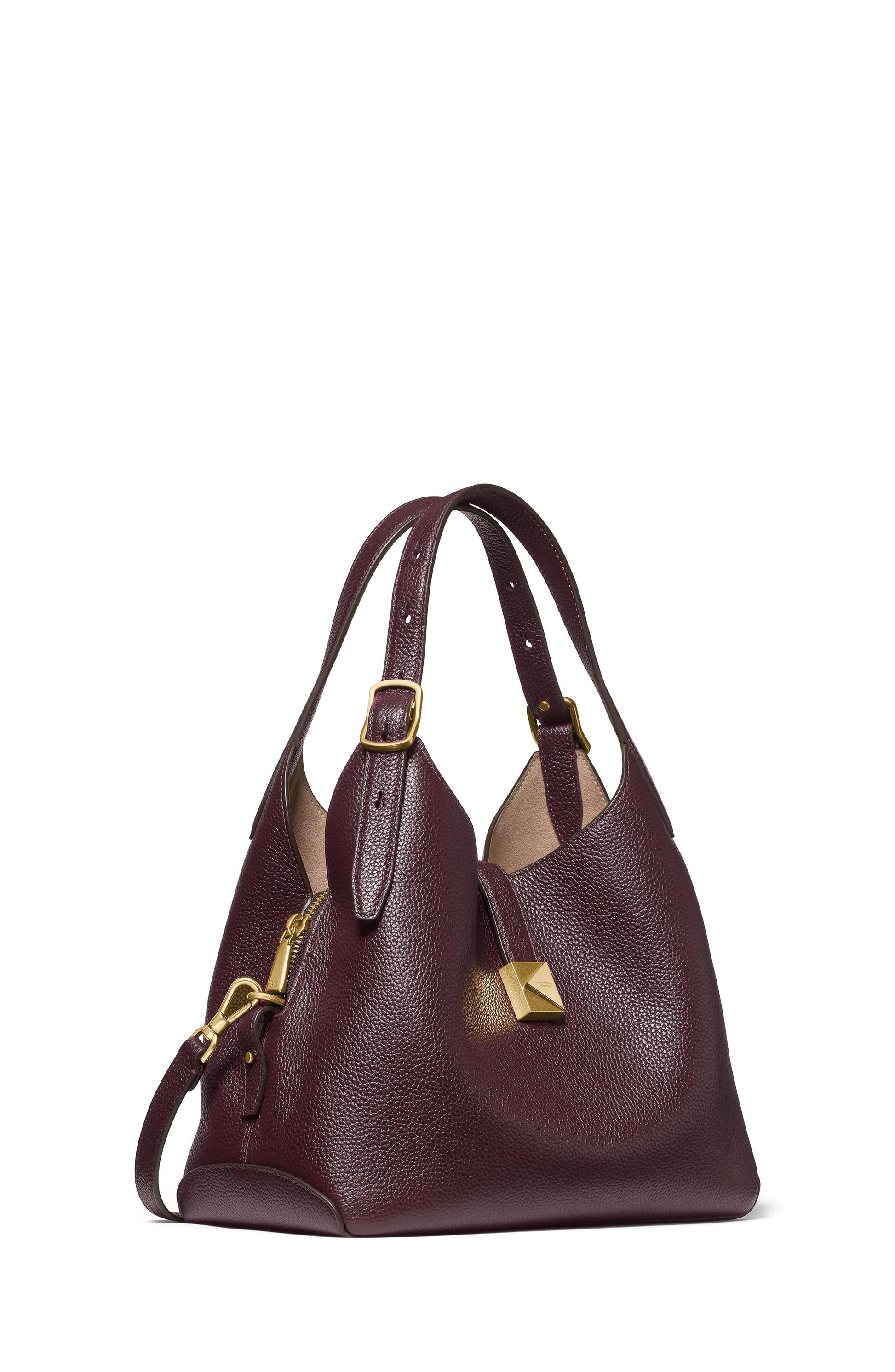 KI557-Deco Crossbody Tote-Blackberry Jam