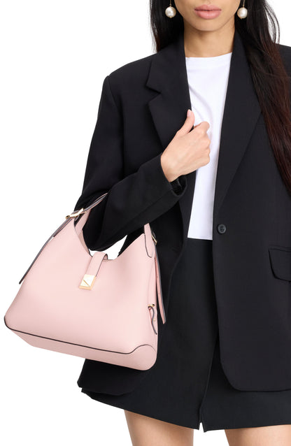 KI557-Deco Crossbody Tote-Pastry Pink