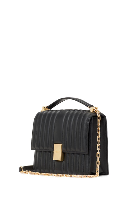 Deco Quilted Leather Chain Shoulder