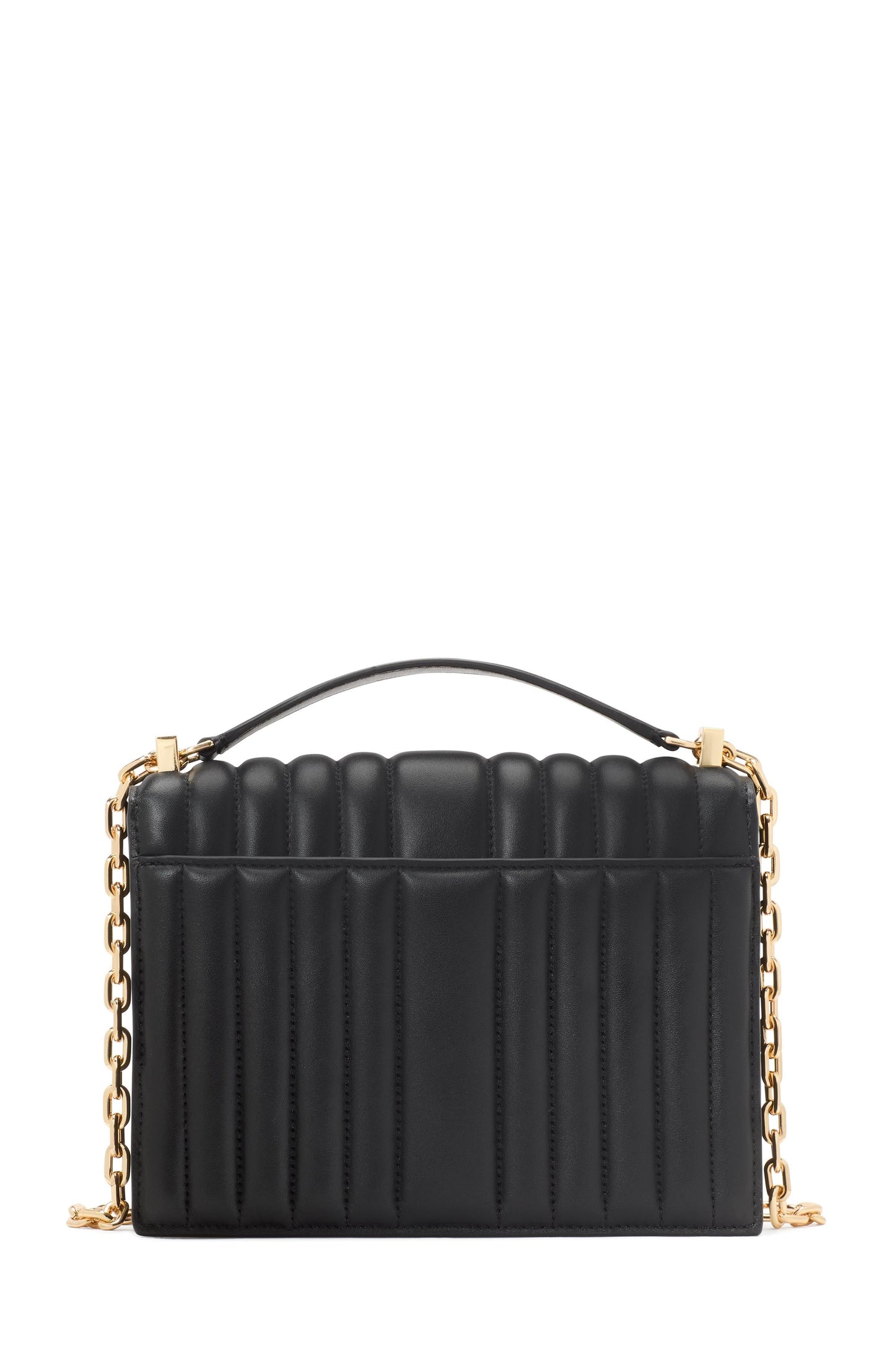 Deco Quilted Leather Chain Shoulder