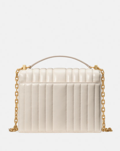 Deco Quilted Leather Chain Shoulder
