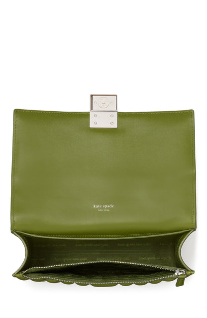 Deco Quilted Leather Chain Shoulder