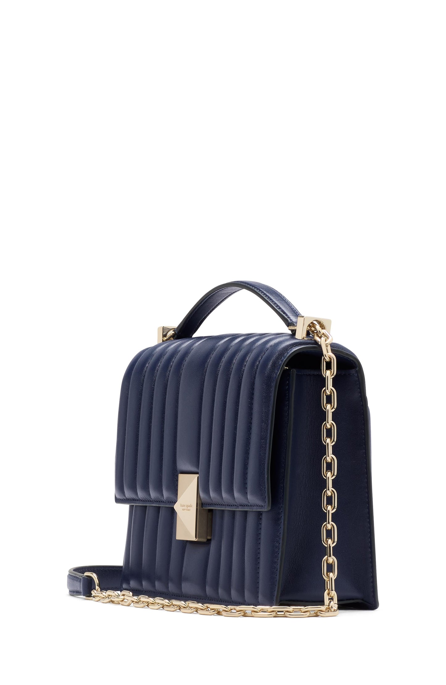 Deco Quilted Leather Chain Shoulder