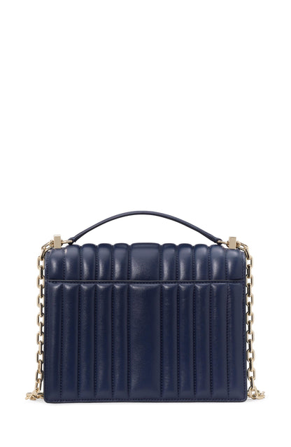 Deco Quilted Leather Chain Shoulder