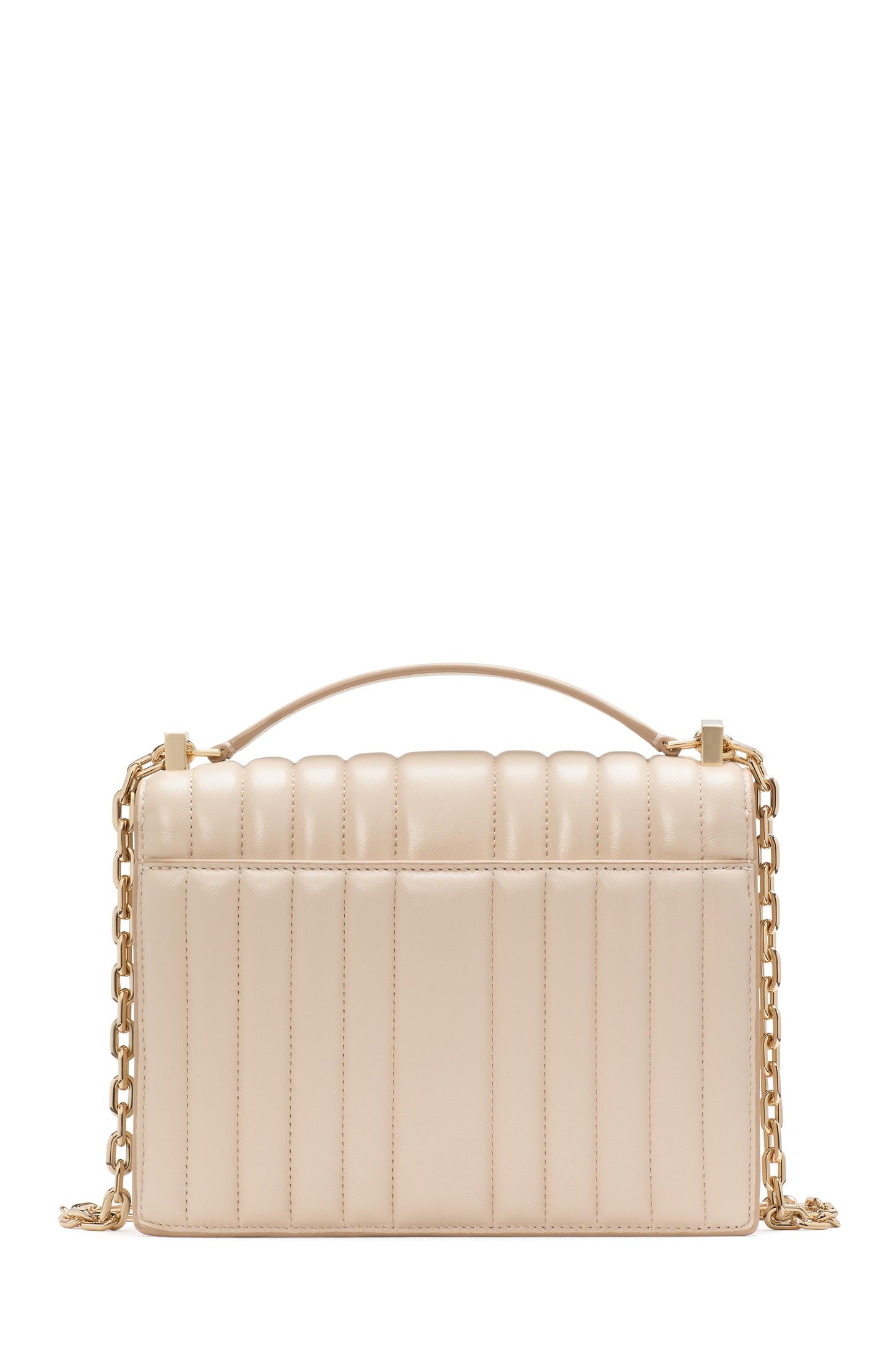 Deco Quilted Leather Chain Shoulder