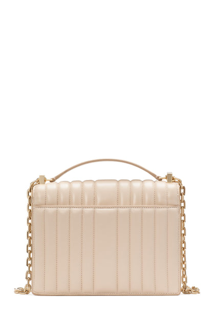 Deco Quilted Leather Chain Shoulder